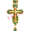 Pectoral Cross with stones, golden