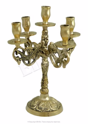 Candlestick. small, 5 candles