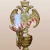 Sconce, 1 bulb, antimony