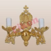 Brass Sconce, 2 bulbs