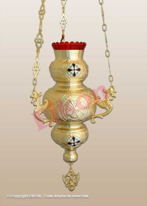 Alternative view of Подвесная лампада, золочение