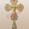 Blessing Cross with stones, golden