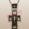 Cruce pectorală argintată
