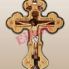 Sanctification cross, for the wall, lithographed