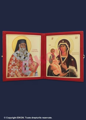 Saint Nectarios of Aegina and Mother of God