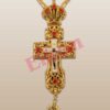 Engolpion, solid silver, golden