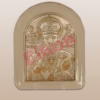 ICOANA ARGINTATA IN CRISTAL OVAL