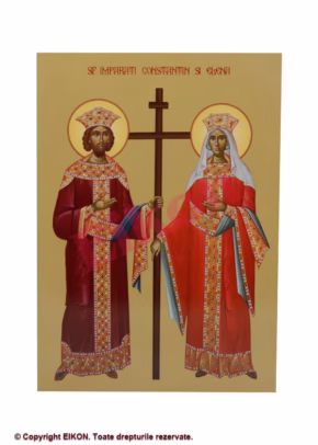 Alternative view of Holy Great Sovereigns Constantine and Helena
