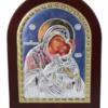 Icoană argintată - Maica Domnului