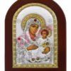 Icoană argintată – Maica Domnului