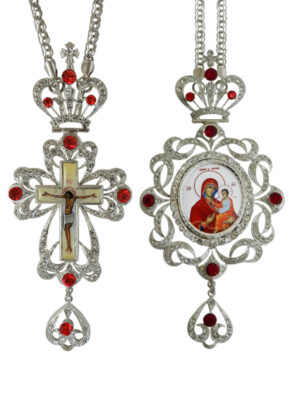 Set engolpion + cruce pectorală din argint