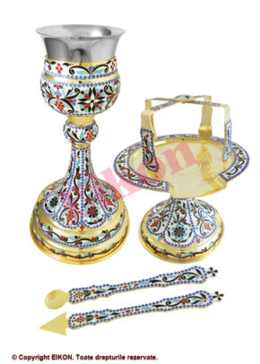 Set Sfinte Vase 0,5 L Emailat