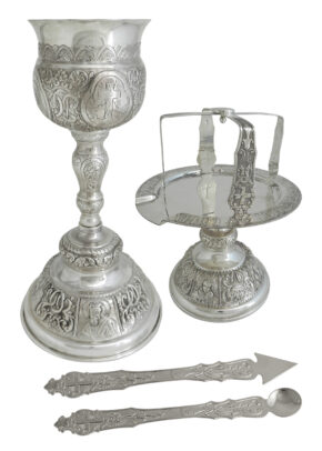 Set Sfinte Vase 0,4 L din argint