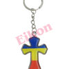 Breloc cruciuliță tricolor