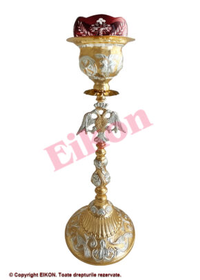 Candelă Sfânta Masă bicoloră