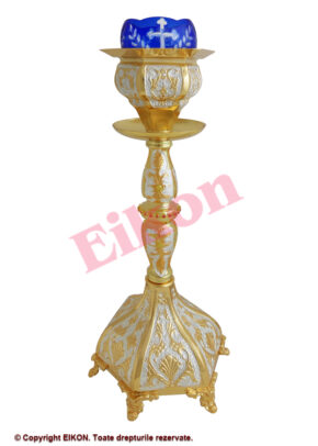 Candelă Sfânta Masă bicoloră