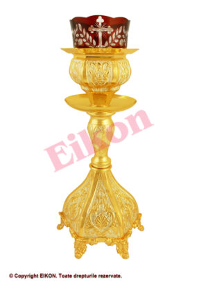 Candelă Sfânta Masă bicoloră