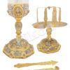 Set Sfinte Vase bicolor 0,5 L - Cupa din argint