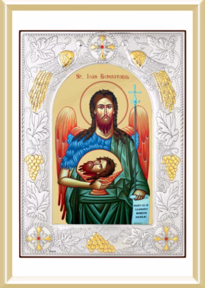 Icoane cu ramă argintată - 135x175 mm