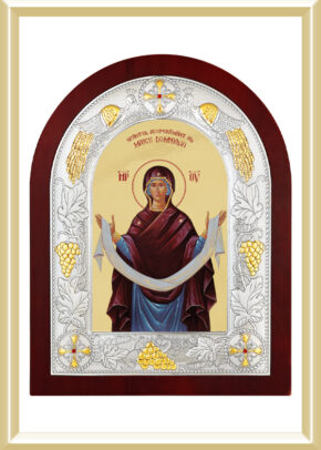 Icoane cu ramă argintată - 115x135 mm