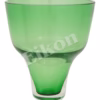Pahar pentru candelă din sticlă verde
