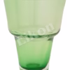 Pahar pentru candelă din sticlă verde