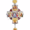Cruce pectorală din argint, bicoloră
