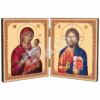 Diptic Maica Domnului Calăuzitoarea și Iisus Hristos - MDF