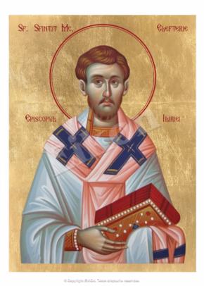 Sf. Sfințit. Mc. Elefterie, Episcopul Iliriei