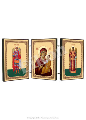 Triptic MDF – Maica Domnului Călăuzitoarea și Sf. Arhangheli