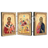 Triptic MDF - Sf. Nicolae, Nașterea Domnului și Sf. Ap. Andrei