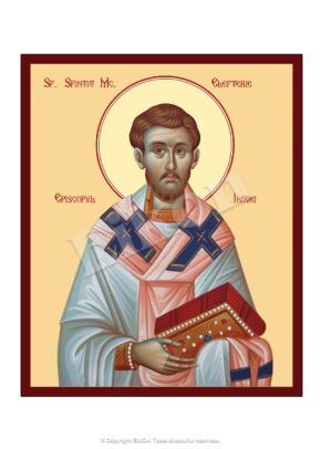 Sf. Sfințit. Mc. Elefterie, Episcopul Iliriei