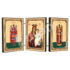 Triptic MDF – Maica Domnului Axionița și Sf. Arhangheli