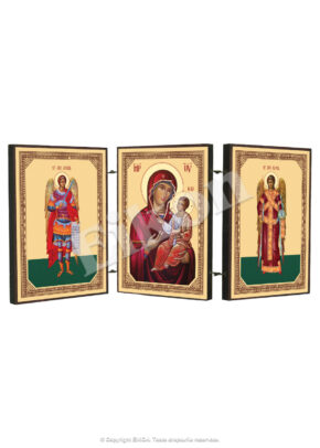 Triptic MDF – Maica Domnului Călăuzitoarea și Sf. Arhangheli