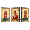 Triptic MDF – Maica Domnului de la Poceaev și Sf. Arhangheli