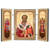 Triptic MDF - Sf. Nicolae și Sf. Arhangheli