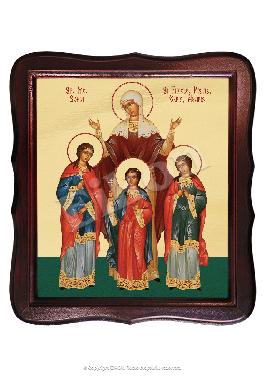 Sf. Mc. Sofia și fiicele, Pistis, Elpis, Agapis