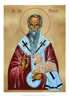 Sfântul Ierarh Modest, Patriarhul Ierusalimului