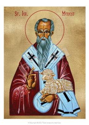 Sfântul Ierarh Modest, Patriarhul Ierusalimului