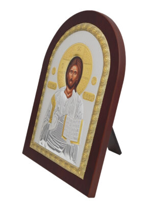 Icoană argintată – Iisus Hristos