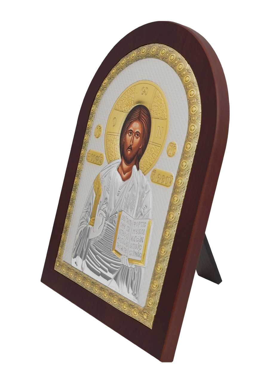 Icoană argintată Iisus Hristos 2 - EIKON Icoană argintată – Iisus Hristos