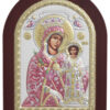 Icoană argintată – Maica Domnului