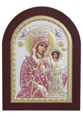 Icoană argintată – Maica Domnului