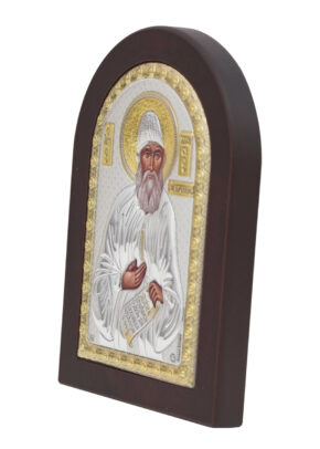 Icoană argintată Sfântul Paisie Aghioritul