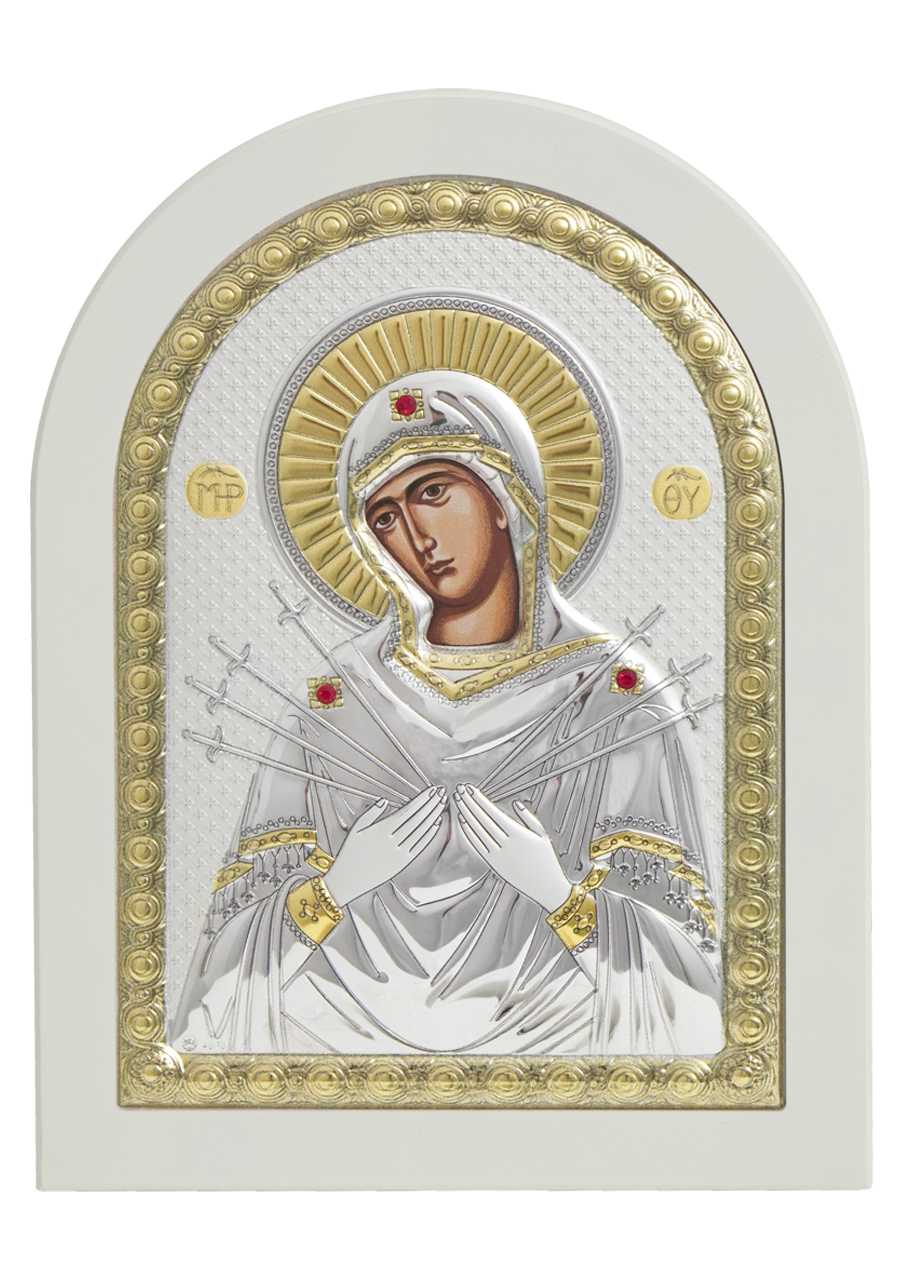 Icoană argintată Maica Domnului 1 - EIKON Icoană argintată Maica Domnului