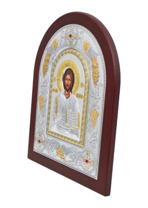 Icoană argintată – Iisus Hristos