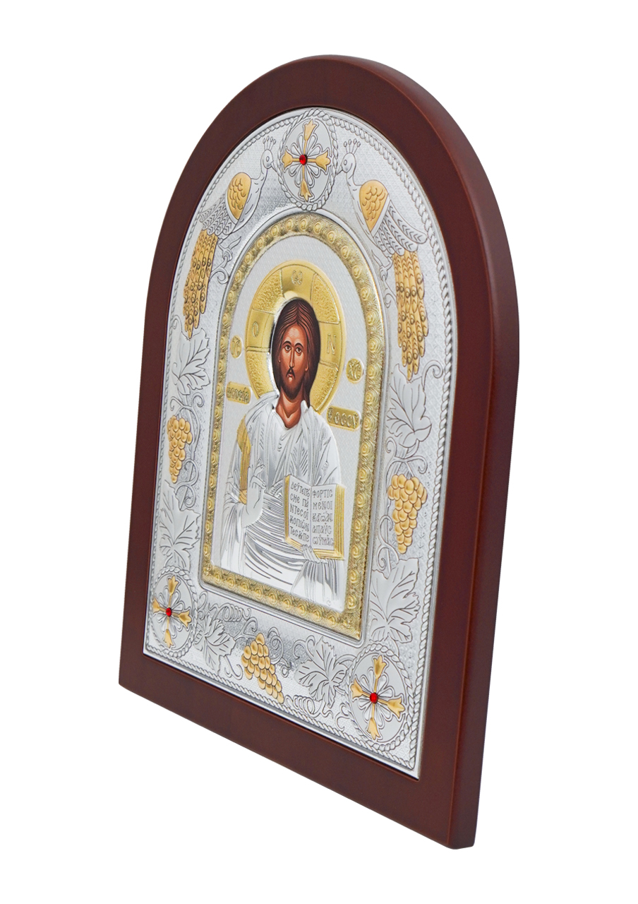 Icoană argintată Iisus Hristos 2 - EIKON Icoană argintată – Iisus Hristos