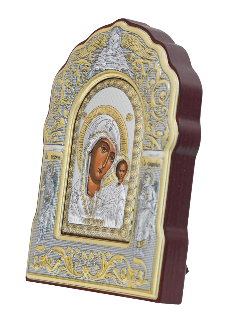 Icoană argintată – Maica Domnului