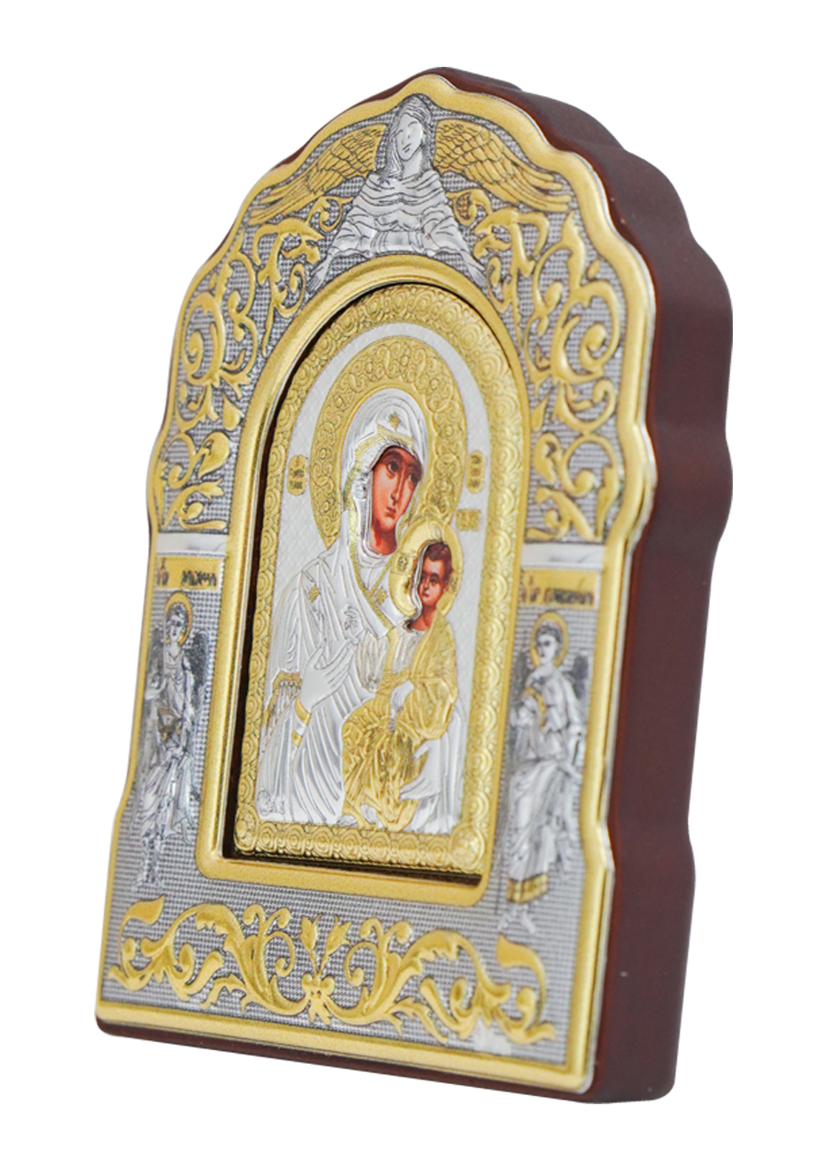 Icoană argintată – Maica Domnului