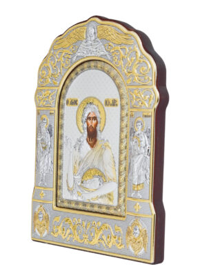 Icoană argintată Sf. Ioan Botezătorul (Tăierea Capului)